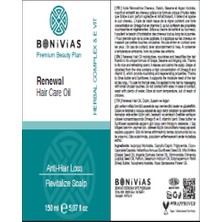 Bonivias Saç ve Saç Derisi İçin Bitkisel Bakım Kompleks Serum Omega 6  & E Vitamini, Biberiye Yaprak Yağı, Jojoba, Shea Butter