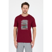 Erkek %100 Pamuk Bisiklet Yaka Kısa Kollu Baskılı T-Shirt  Rahat ve Şık Günlük Erkek Tişört 0026