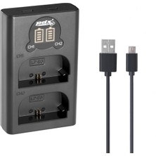 Canon Lp-E6 USB Ikili Şarj Cihazı