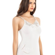 Kadın Modal Kumaş Dantelli Ip Askılı Kutu Ambalajlı Modelli Atlet