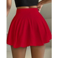 Beli Lastikli Etek Mini Etek Full Likra Etek Çan
