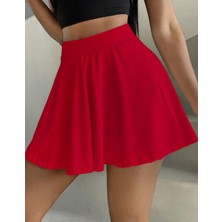 Beli Lastikli Etek Mini Etek Full Likra Etek Çan