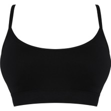 Atelier Tuberose Kadın Bralet Micro Sütyen Siyah Balensiz Çıkarılabilir Ped ile Konfor
