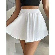 Beli Lastikli Etek Mini Etek Full Likra Etek Çan