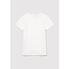 Mavi Fitilli Pembe Basic Tişört 7610260-86953