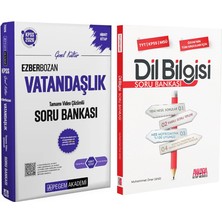 Pegem Kpss Vatandaşlık ve Akm Dil Bilgisi Soru Bankası Seti 2 Kitap