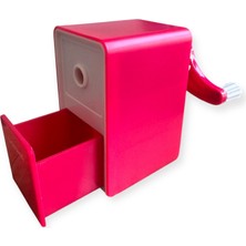 Cmk Kollu Kalemtraş, Çocuklar Için Kollu Tasarım, 3 Renk Seçeneği