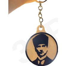 3dPi Creative | Atatürk Silüeti Anahtarlık