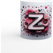 Z Harfi Dekoratif Kupa Bardak