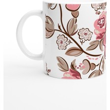 Vintage Gül Bahçesi Kupa Bardak