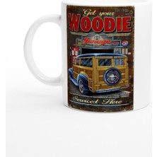 Woodie Garaj Servis Temalı Retro Kupa