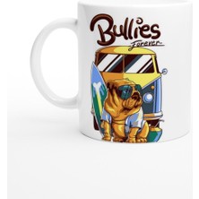 Bully ve Karavan Temalı Baskılı Kupa Bardak