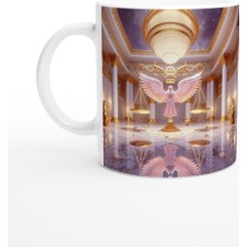 Terazi Burcu Baskılı Kahve Kupası - Zodyak Maskeli Balo Vs1