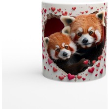 Kalpli Duvarın Ardından Bakan Kızıl Panda Temalı Baskılı Kupa Bardak