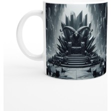 Oğlak Burcu Baskılı Kahve Kupası - Büyülü Kristal Mağarası Temalı Vs1