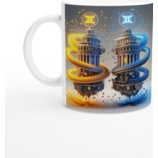 Ikizler Burcu Baskılı Kahve Kupası - Burçlar Krallığı Şatosu Vs1