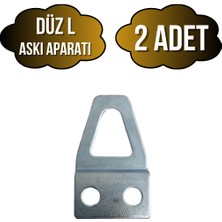 DS Yapı Tablo ve Çerçeve Askı Demiri L Askı APARATI(METAL)(BOY:35MM EN:20MM)