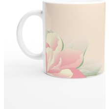 Pudra Zarafeti Dijital Çiçek Kupa