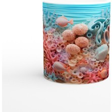 Canlı Mercan Patlaması Kupa Bardak