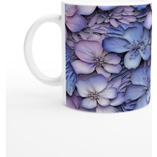 Lavanta Rüyası Çiçek Desenli Kupa