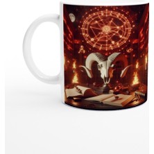 Koç Burcu Baskılı Kahve Kupası - Zodyak Kütüpanesi Vs4