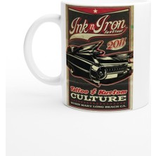 Ink-N-Iron Festival 2011 Klasik Araba Temalı Kupa Bardak