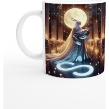 Yengeç Burcu Baskılı Kahve Kupası - Zodyak Maskeli Balo Vs3