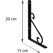 Ferforje Raf Altı No:2 Siyah