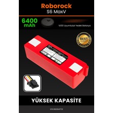 Roborock S6 MaxV 6400mAh Robot Süpürge Bataryası - Gerçek Kapasite, Maksimum Güvenlik