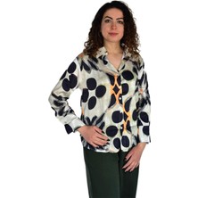 Kadın Saten Uzun Kol Gömlek BGL-ST04211