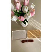 Bambu Kapaklı 2'li Saklama Kabı