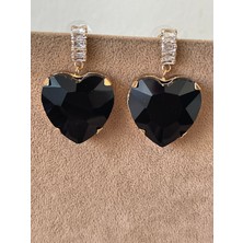 Rupen Kraft Aida Jewelss Parlak Zirkon Taşlı Büyük Boy Tasarım Abiye Küpe