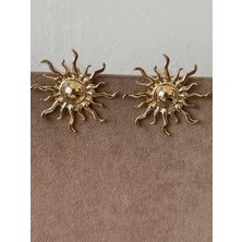 Aida Jewelss Güneş Modeli Şık Tasarım Küpe