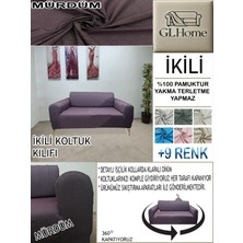 %100 Pamuk Petek Kumaş Çift Kişilik Komple Giydirme 2'li Kanepe, Bohem,porto, Vb Model Koltuk Kılıfı