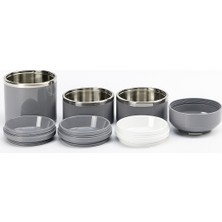 Worthbuy 3 Katlı Paslanmaz Çelik Yemek Termosu 1,65 ml + Termal Çanta