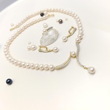 Gerçek Inci Taşlı Set Takım 14 Ayar Altın Hd Videolu