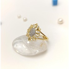 Taşlı Yüzük 14 Ayar Altın Hd Videolu