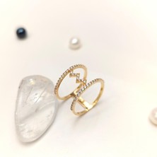 Taşlı Yüzük 14 Ayar Altın Hd Videolu