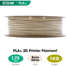 Esun Kemik Beyazı Pla+ Filament 1.75MM 1 kg Plus - Urhanshop Yetkili Satış