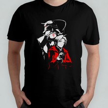 Pixxa Fullmetal Alchemist Unisex %100 Pamuklu Bisiklet Yaka T-Shirt Model 6