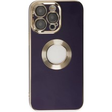 iPhone 13 Pro Max Kılıf Store Silikon - Derin Mor - NVRS3932-6747