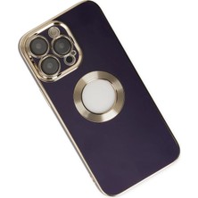 iPhone 13 Pro Max Kılıf Store Silikon - Derin Mor - NVRS3932-6747