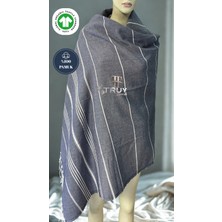 %100 Pamuk Peştemal Lacivert 90X180 - Lacivert