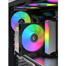SHOW PRIME S60 / S40 Işlemci / Cpu Soğutucu Bakır Borulu Kule Tipi Rainbow Amd-Intel