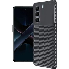 Bfs  Infinix Hot 50 Pro Plus 4g Auto Focus Karbon Kapak - Siyah