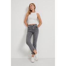 Boy Fit Esnek Kadın Pantolon