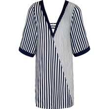 Lise Charmel V Yaka Lacivert Kadın Tunik