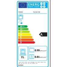 Franke Smart Lınear Dıgıtal Fsl 86 H Bk Siyah Ankastre Fırın