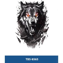Tattoo TBS-8565 Orta Boy Kukreyen Kurt Desen Geçici Dövme