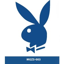 Tattoo MGZS-003 Yarı Kalıcı Papyonlu Tavşan Desen Dövme
